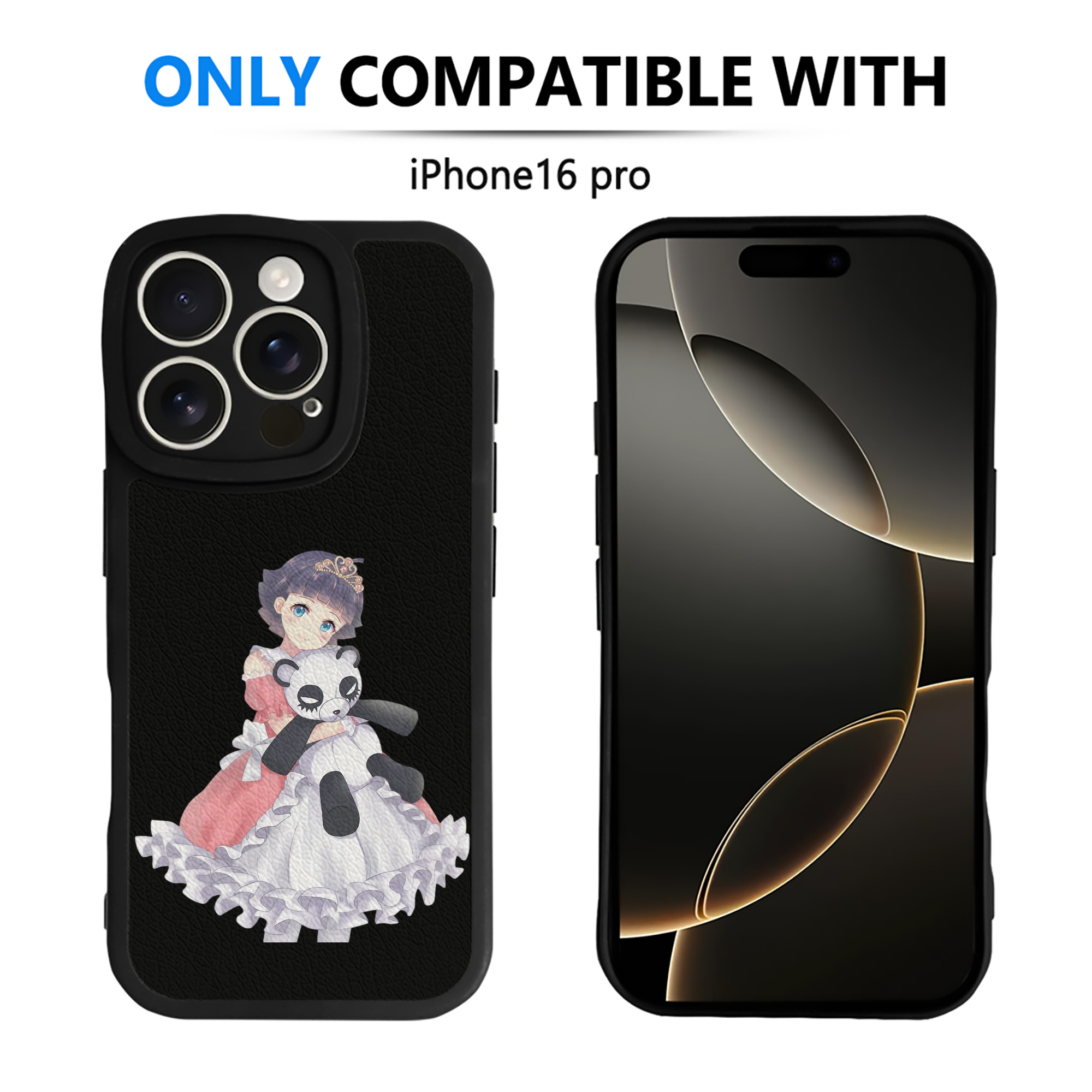 （画像用） NARUTO -ナルト- うずまき ヒマワリ Uzumaki Himawari 【iPhone 16シリーズ対応】シリコンスマホケース（レザー調） 材質：シリコン